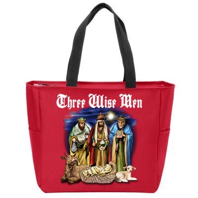 Three Wise Men Zip Tote Bag