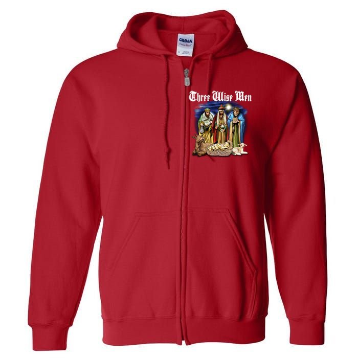 Three Wise Men Full Zip Hoodie