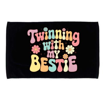 Twinning With My Bestie Friends Spirit Week Microfiber Hand Towel