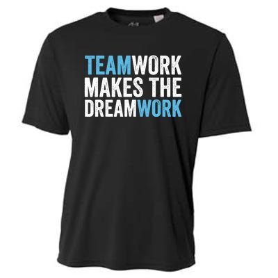 Team Work Makes The Dream Work | Teamwork Cooling Performance Crew T-Shirt