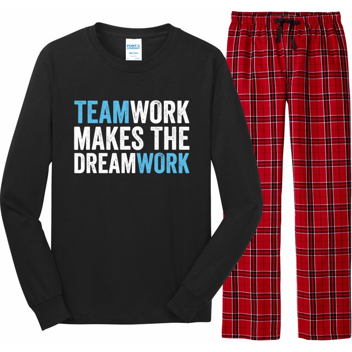 Team Work Makes The Dream Work | Teamwork Long Sleeve Pajama Set