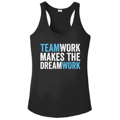 Team Work Makes The Dream Work | Teamwork Ladies PosiCharge Competitor Racerback Tank