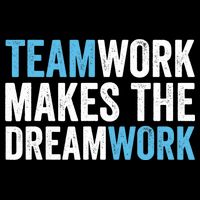 Team Work Makes The Dream Work | Teamwork Magnet
