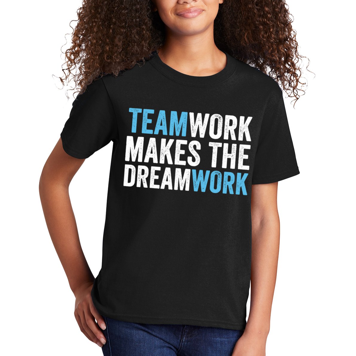 Team Work Makes The Dream Work | Teamwork Kids T-Shirt
