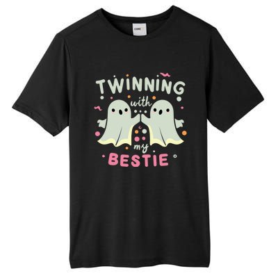 Twinning With My Bestie Halloween Ghost Boy Spirit Week Twin Day Best Friend Tall Fusion ChromaSoft Performance T-Shirt