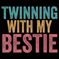Twinning With My Bestie Spirit Week Best Friend Twin Day Wool Snapback Cap