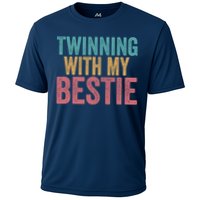 Twinning With My Bestie Spirit Week Best Friend Twin Day Cooling Performance Crew T-Shirt