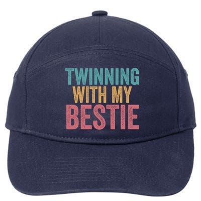 Twinning With My Bestie Spirit Week Best Friend Twin Day 7-Panel Snapback Hat