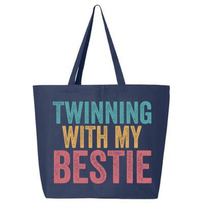Twinning With My Bestie Spirit Week Best Friend Twin Day 25L Jumbo Tote