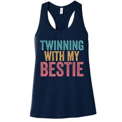 Twinning With My Bestie Spirit Week Best Friend Twin Day Womens Tank Top