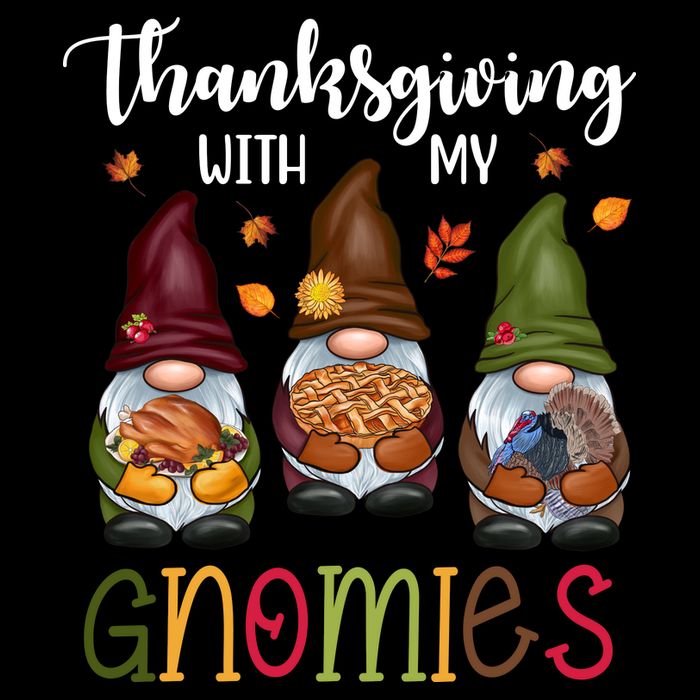 Thanksgiving With My Gnomies Holiday Festive City Backpack