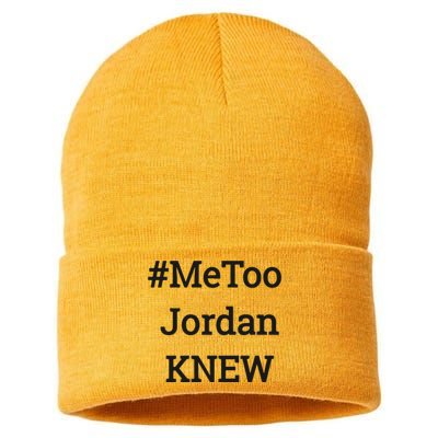 Tamie Wilson Metoo Jordan Knew Sustainable Knit Beanie