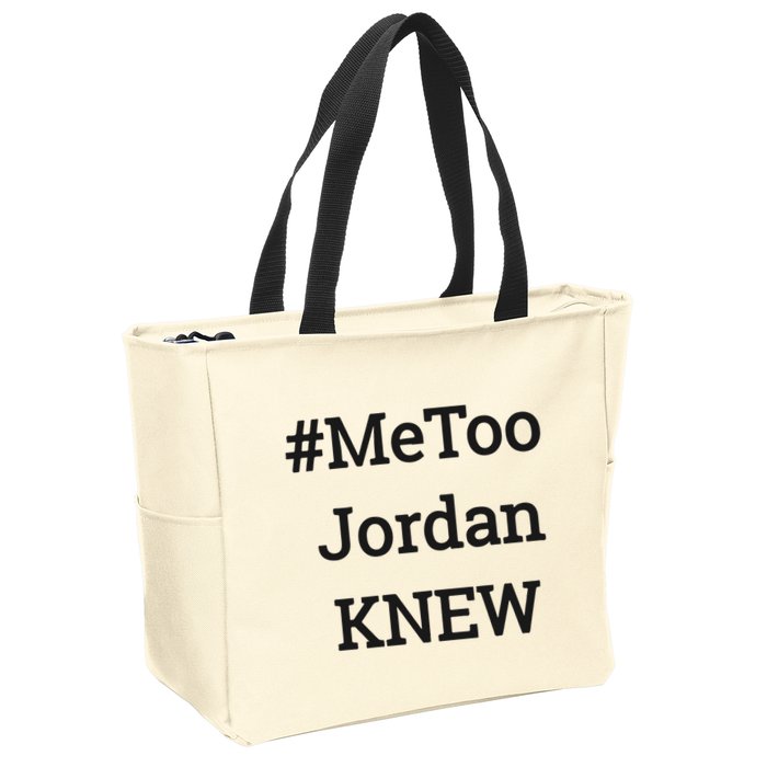 Tamie Wilson Metoo Jordan Knew Zip Tote Bag