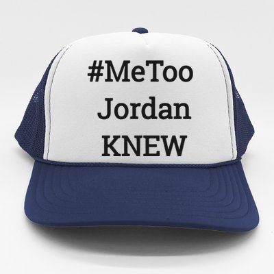 Tamie Wilson Metoo Jordan Knew Trucker Hat