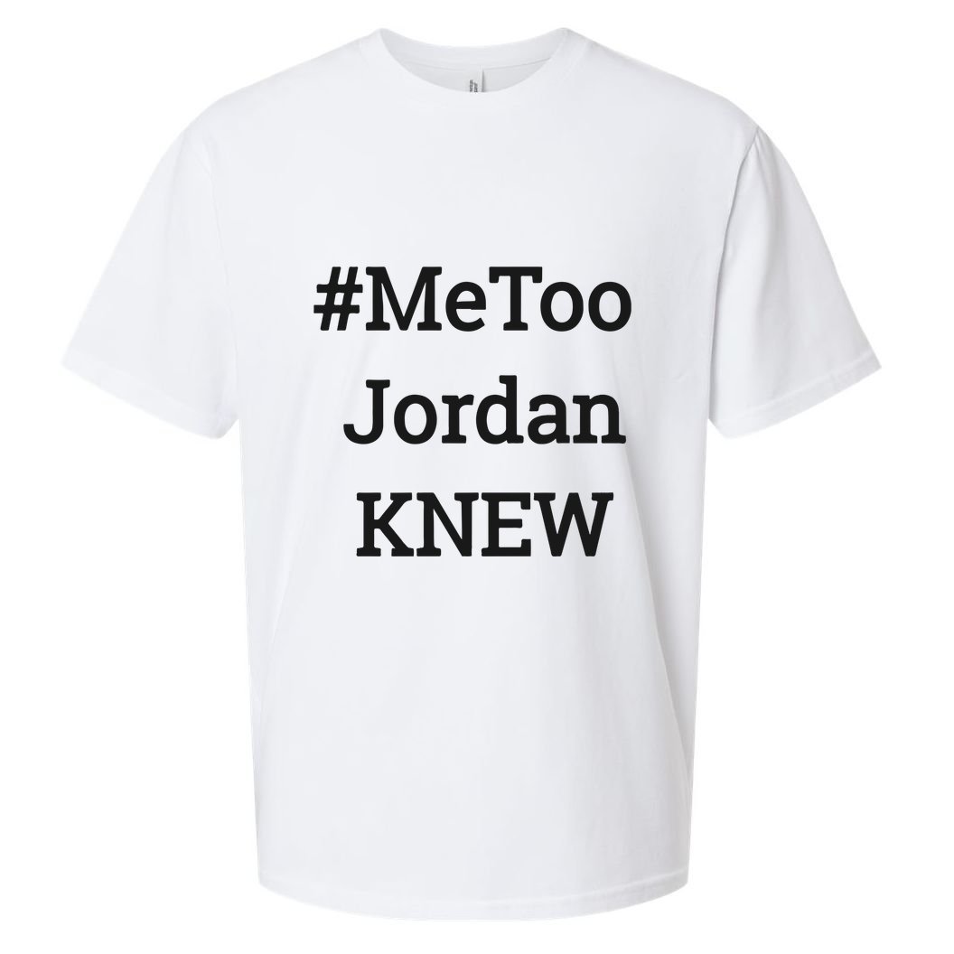 Tamie Wilson Metoo Jordan Knew Sueded Cloud Jersey T-Shirt