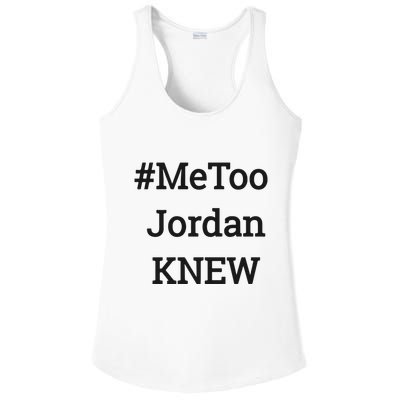 Tamie Wilson Metoo Jordan Knew Ladies PosiCharge Competitor Racerback Tank