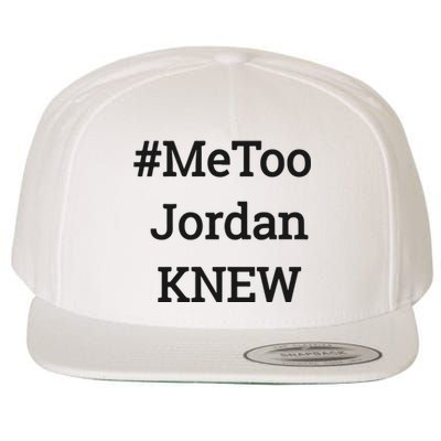 Tamie Wilson Metoo Jordan Knew Wool Snapback Cap