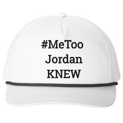 Tamie Wilson Metoo Jordan Knew Snapback Five-Panel Rope Hat