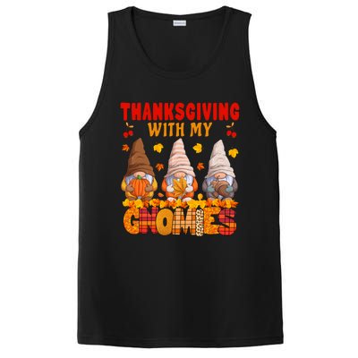 Thanksgiving With My Gnomies Fall Autumn Gnome Thanksgiving Cute Gift PosiCharge Competitor Tank