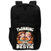 Twinning With My Bestie Spirit Week Twin Day Best Friend 70s Impact Tech Backpack