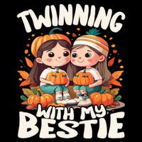 Twinning With My Bestie Spirit Week Twin Day Best Friend 70s Impact Tech Backpack