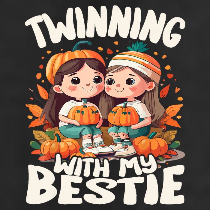 Twinning With My Bestie Spirit Week Twin Day Best Friend 70s 11oz C Handle Ceramic Mug