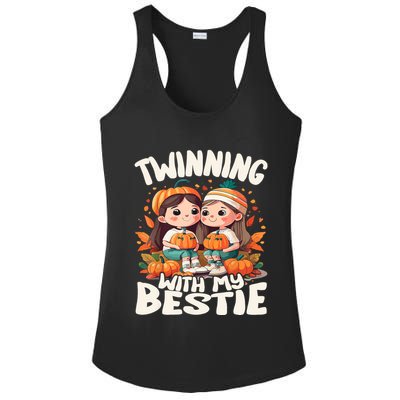 Twinning With My Bestie Spirit Week Twin Day Best Friend 70s Ladies PosiCharge Competitor Racerback Tank