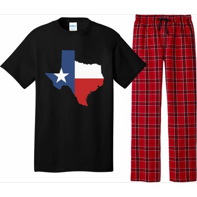 Texas Women Men Texas State Lone Star Flag Map Pajama Set