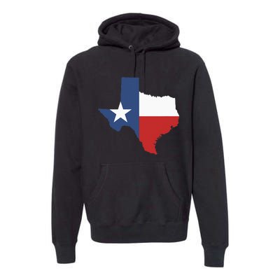 Texas Women Men Texas State Lone Star Flag Map Premium Hoodie