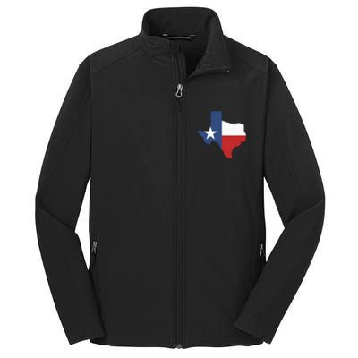 Texas Women Men Texas State Lone Star Flag Map Core Soft Shell Jacket