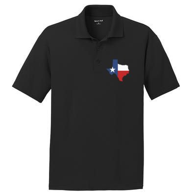 Texas Women Men Texas State Lone Star Flag Map PosiCharge RacerMesh Polo