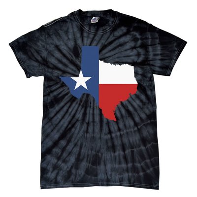 Texas Women Men Texas State Lone Star Flag Map Tie-Dye T-Shirt