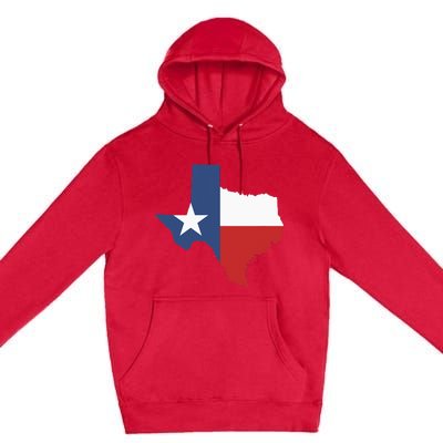 Texas Women Men Texas State Lone Star Flag Map Premium Pullover Hoodie