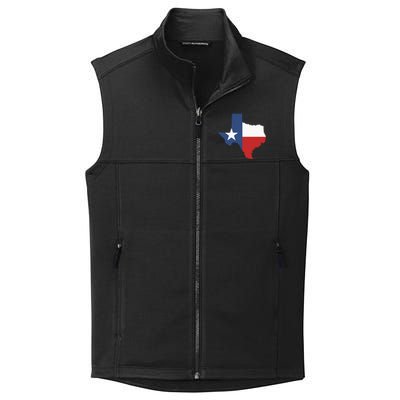 Texas Women Men Texas State Lone Star Flag Map Collective Smooth Fleece Vest