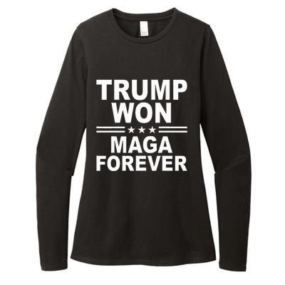 Trump Won Maga Forever Womens CVC Long Sleeve Shirt