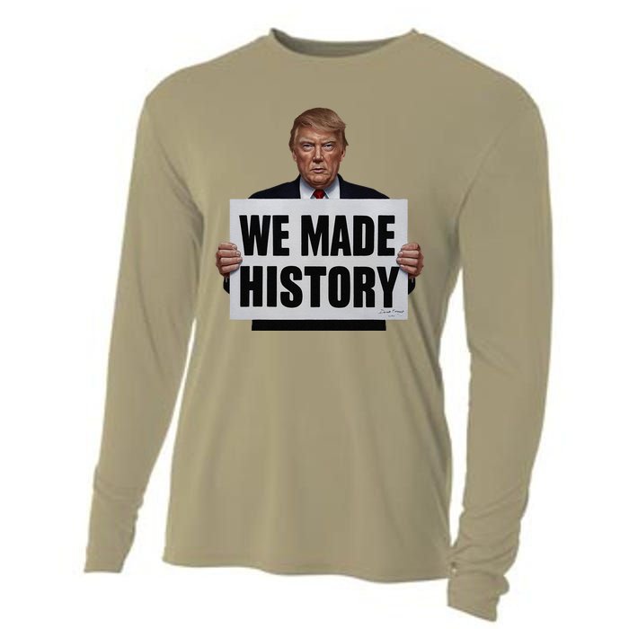 Trump We Made History Cooling Performance Long Sleeve Crew