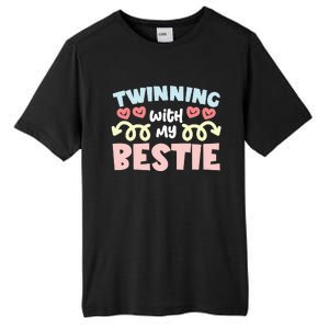 Twinning With My Bestie Spirit Week Twin Day Best Friend Tall Fusion ChromaSoft Performance T-Shirt