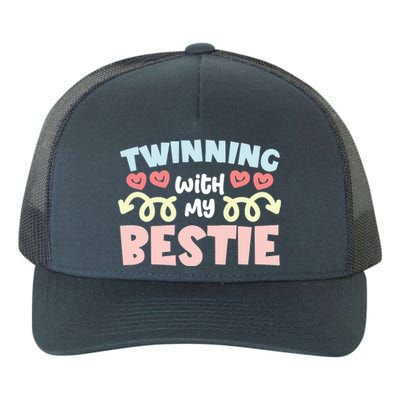 Twinning With My Bestie Spirit Week Twin Day Best Friend Yupoong Adult 5-Panel Trucker Hat