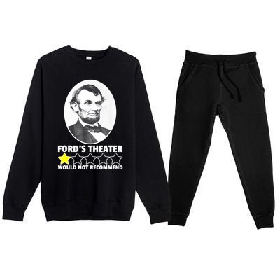 Theater Would Not Recommend 1Star Abraham Lincoln Premium Crewneck Sweatsuit Set