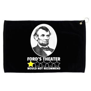 Theater Would Not Recommend 1Star Abraham Lincoln Grommeted Golf Towel