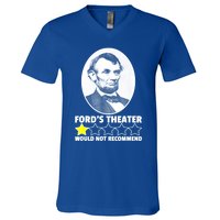 Theater Would Not Recommend 1Star Abraham Lincoln V-Neck T-Shirt