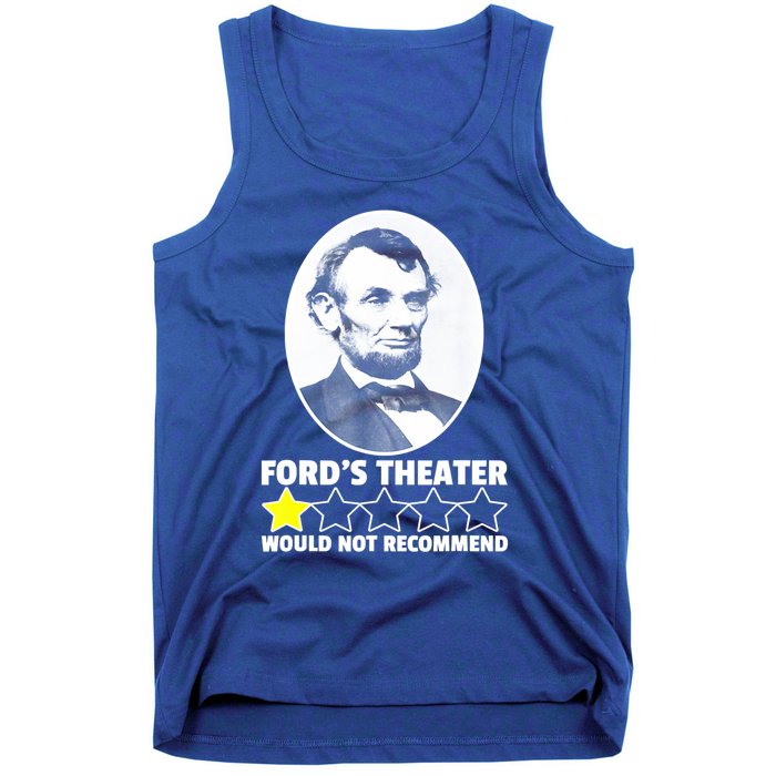 Theater Would Not Recommend 1Star Abraham Lincoln Tank Top