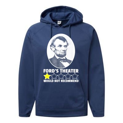 Theater Would Not Recommend 1Star Abraham Lincoln Performance Fleece Hoodie