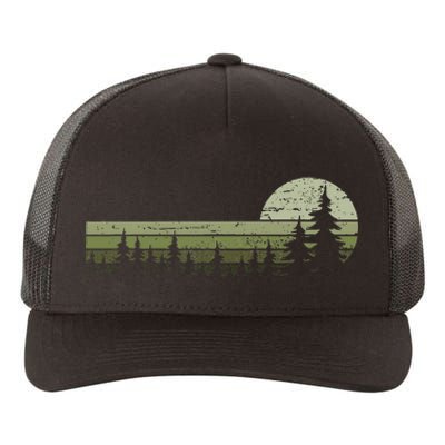 Trees Wildlife Nature Vintage Forest Yupoong Adult 5-Panel Trucker Hat