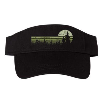 Trees Wildlife Nature Vintage Forest Valucap Bio-Washed Visor