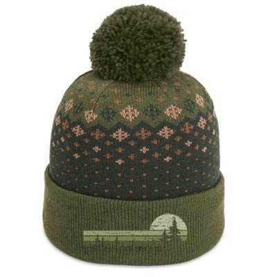 Trees Wildlife Nature Vintage Forest The Baniff Cuffed Pom Beanie