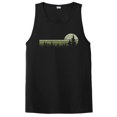 Trees Wildlife Nature Vintage Forest PosiCharge Competitor Tank