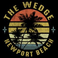 The Wedge Newport Beach Retro Palm Sunset Meaningful Giftbeach Design Gift Cooling Performance Crew T-Shirt