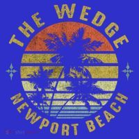 The Wedge Newport Beach Retro Palm Sunset Meaningful Giftbeach Design Gift Tall T-Shirt