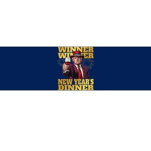 Trump Winner New YearS Dinner Funny Trump Drinking Wine Bumper Sticker